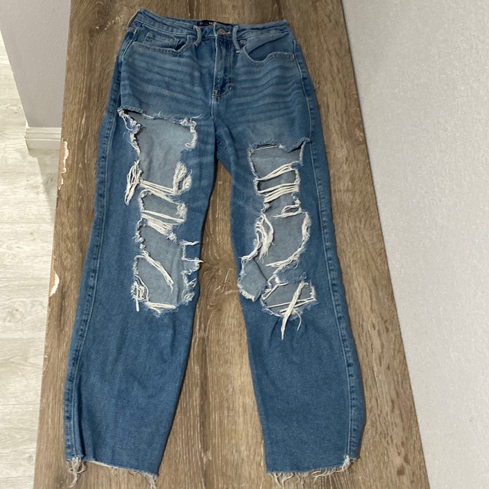 Hollister: Ultra high rise vintage straight hollister vintage stretch
